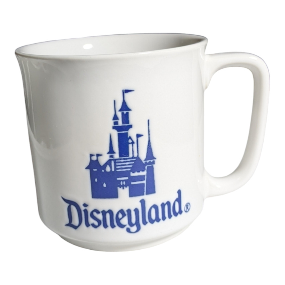 Vintage Disneyland Coffee Mug Featuring The Iconic Sleeping Beauty Castle
